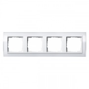 Рамка 4-ая Gira Event Clear Белый цвет вставки Белый глянцевый