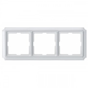 Рамка 3-ая Antique Merten Полярно-белый
