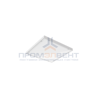 Светодиодный светильник "ВАРТОН" IP54 медицинский накладной 595*595*55 мм с опаловым рассеивателем 27 ВТ 4000К