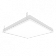 Светодиодный светильник "ВАРТОН" грильято накладной 588*588*50мм 54 ВТ 4000К с планками для подвеса