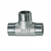 Тройник с наружной резьбой FAR 5515 - 3/4" (резьбовой, цвет хром)