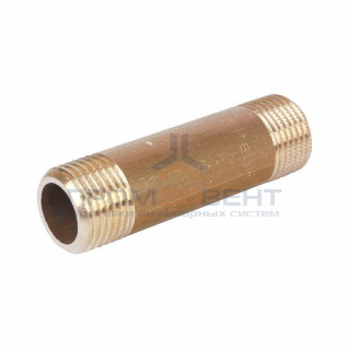 Удлинитель резьбовой STOUT - 1/2" длина 80 мм (НР/НР, латунь без покрытия)