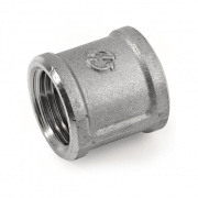 Муфта латунная резьбовая STOUT - 1" (никелированная)