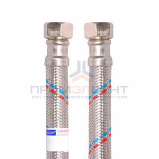 Подводка для воды гибкая Industrias Mateu GIGANTE (Гайка/Гайка) - 3/4" (длина 1000 мм)