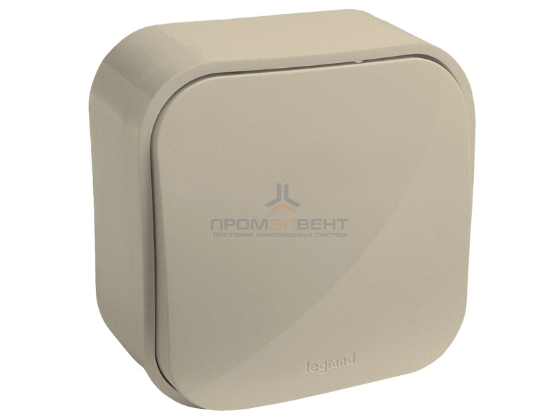 Выключатель Legrand Quteo слоновая кость [уп 20шт]