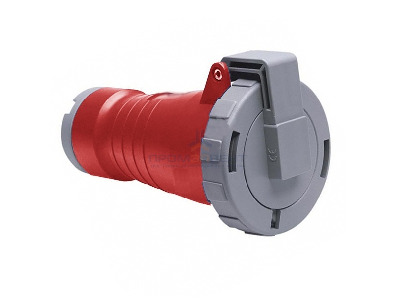 Розетка кабельная ABB 332 C6W IP67 32A 3P+E