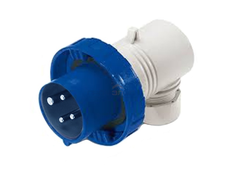 Вилка кабельная угловая DKC Quadro IP67 32А 3P+E 400В