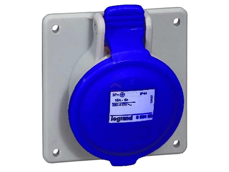 Розетка встраиваемая Legrand P17 32А 2К+З 230В IP44