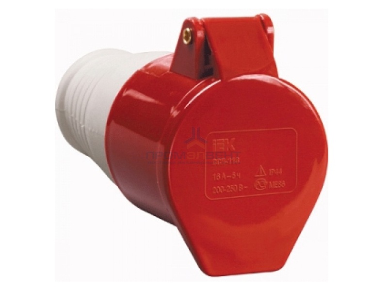 Розетка 225 переносная 3Р+РЕ+N 32А 380В IP44 ИЭК