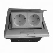 LUK/2AL Люк в пол Экопласт на 2 механизма (45х45мм), сталь