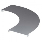 Крышка на угол горизонтальный 90?, осн.500, R600, цинк-ламельная