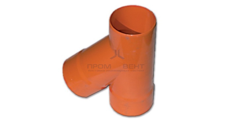 Тройник для двустенных труб,45°, полипропилен, д.125 мм DKC