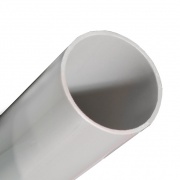Труба ПВХ жёсткая гладкая д.32мм, тяжёлая, цвет серый [3м/шт, уп.30м]