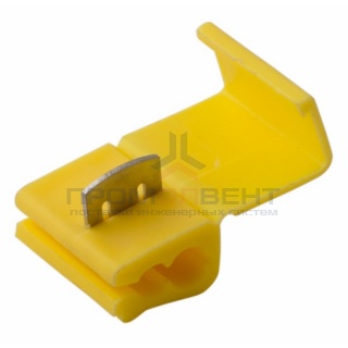Соединитель + ответвитель KW-5 4,0-6,0мм2 с врезным контактом желтый (100шт)