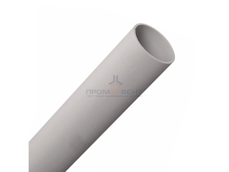Труба гладкая жёсткая ПВХ d50мм [3м/шт, уп.30м]