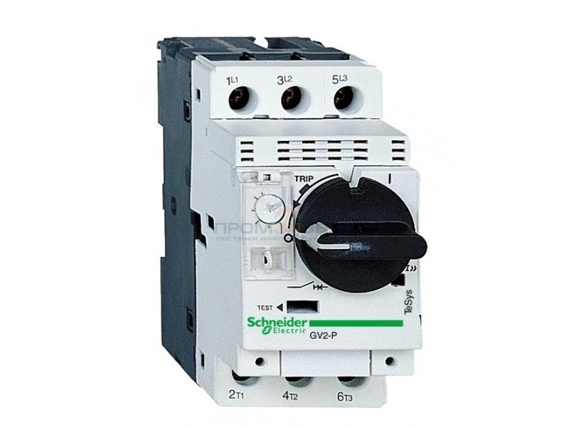 Автомат Schneider Electric TeSys GV2P с комбинированным расцепителем 0,25-0,40А