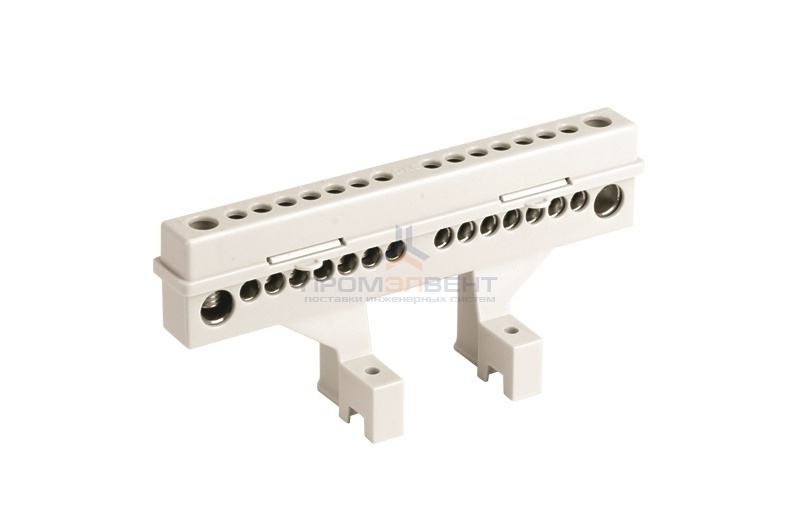 Клеммный блок DKC для шкафов на 18 модулей 63А N+PE 2х19 отвестий в комплекте с крепежом