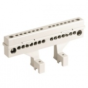Усиленная клеммная колодка 12мод. (отв. 3х9мм+10х5,4мм)