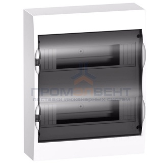 Бокс навесной Schneider Electric Easy9 на 24 модуля с прозрачной дверью с клемниками N+PE