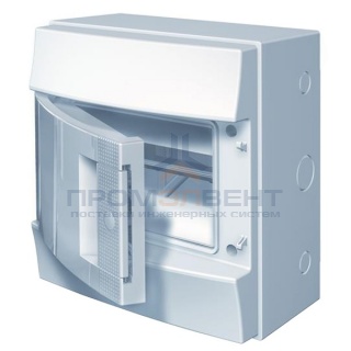 Влагозащищенный настенный бокс ABB Mistral65 8М непрозрачная дверь без клеммного блока