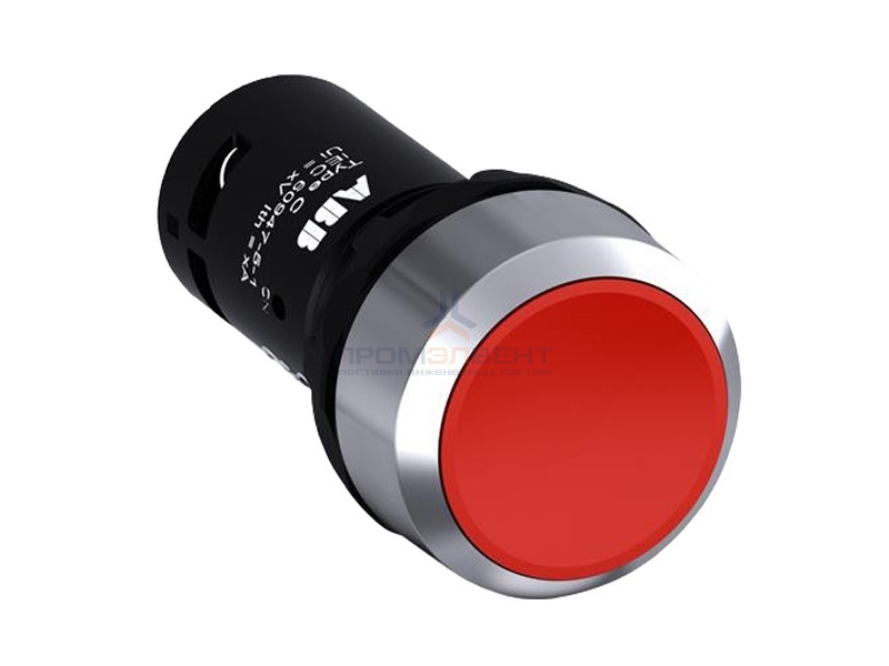 Кнопка ABB CP1-30R-20 красная без фиксации 2HO