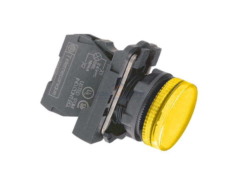 Сигнальная лампа Schneider Electric XB5AVM5 22мм 230-240В желтая