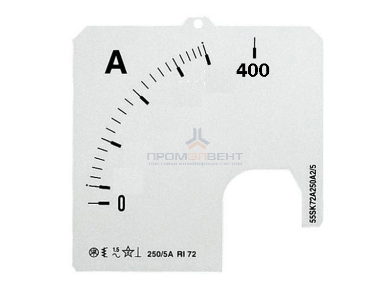 Шкала для амперметра ABB SCL 1/400A A1